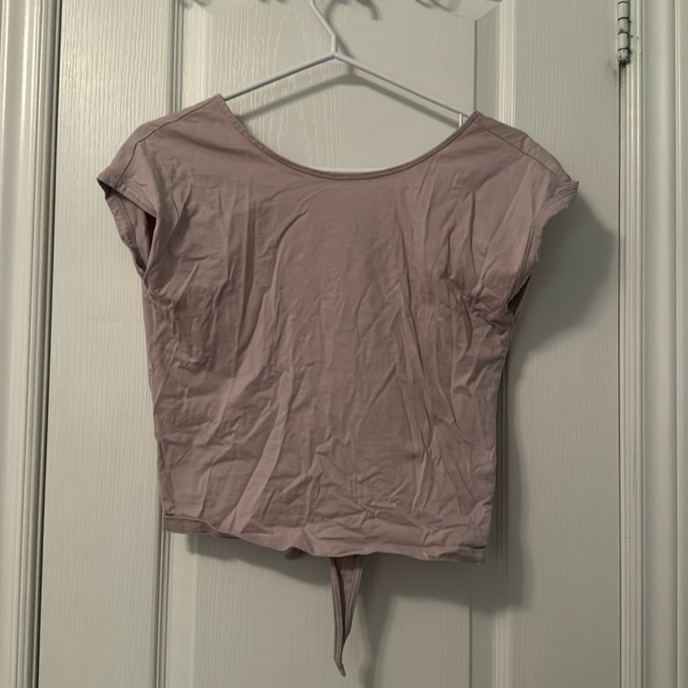 Aritzia Wilfred Adela Tie Back Shirt